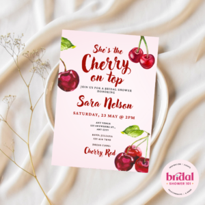 She's the Cherry on Top Invitation
