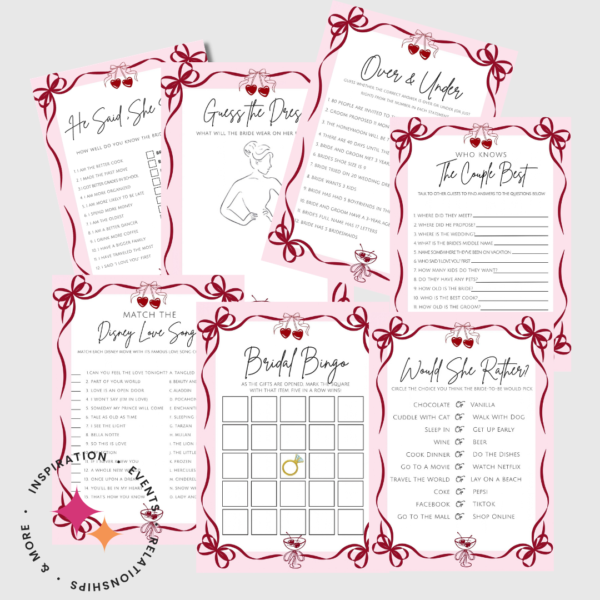 1 cherry themed bridal shower games